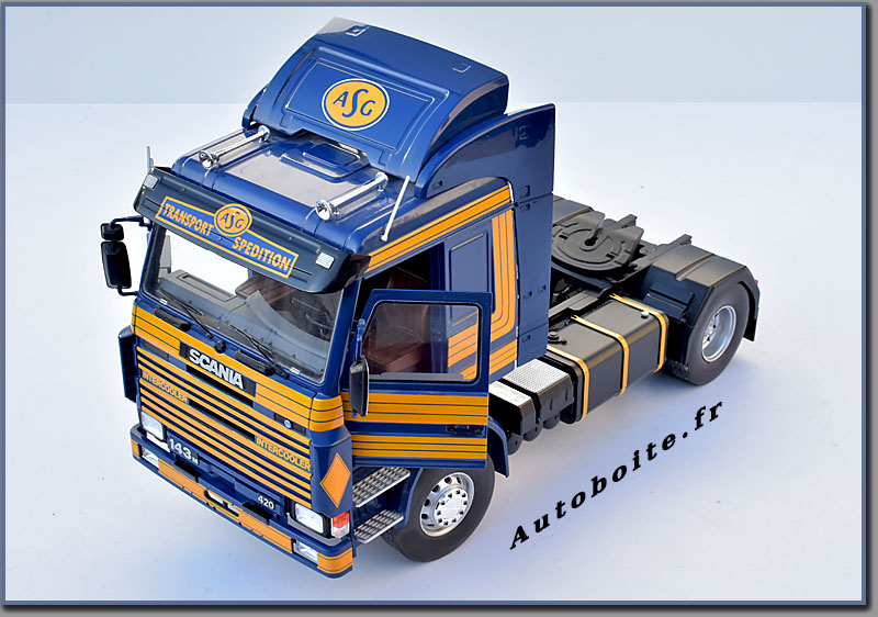 Scania MCG 1/18 avant haut ouv
