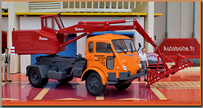  Saviem Altaya avec grue Pocclain 1/43