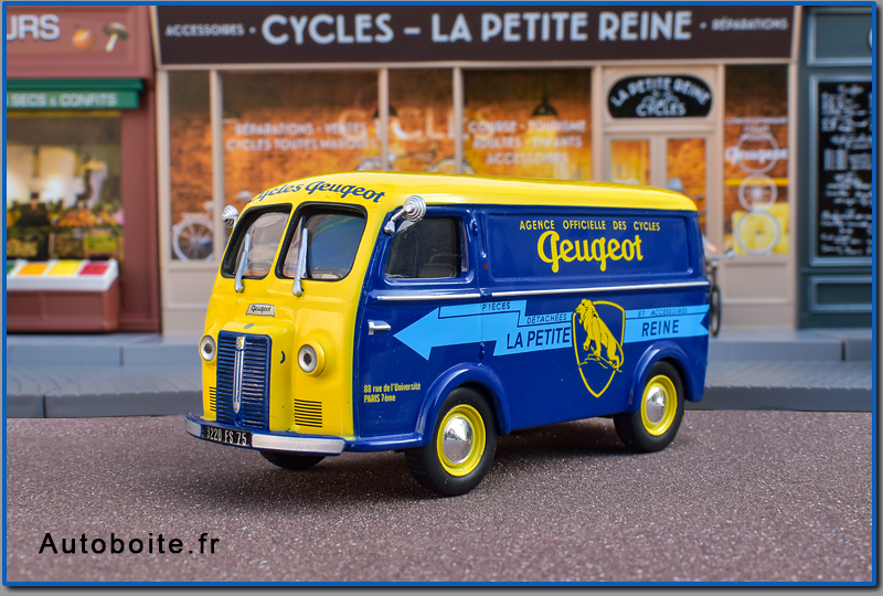 Peugeot D3A cycles Peugeot avec diorama 1/43 Altaya ar