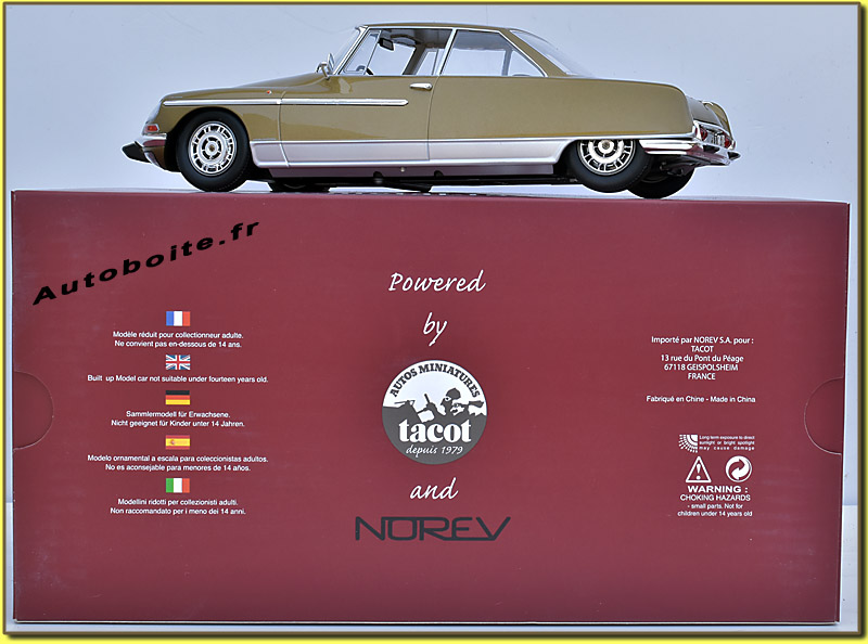Citroën DS 21 Le Leman boite 1/18