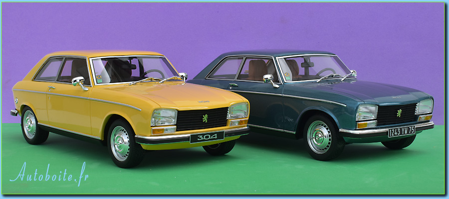 Les deux 305S coupé1/18 otto 