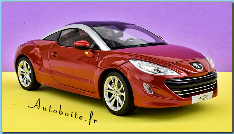 Peugeot RCZ 2010 rouge Tourmaline de NOREV au 1/18 ème