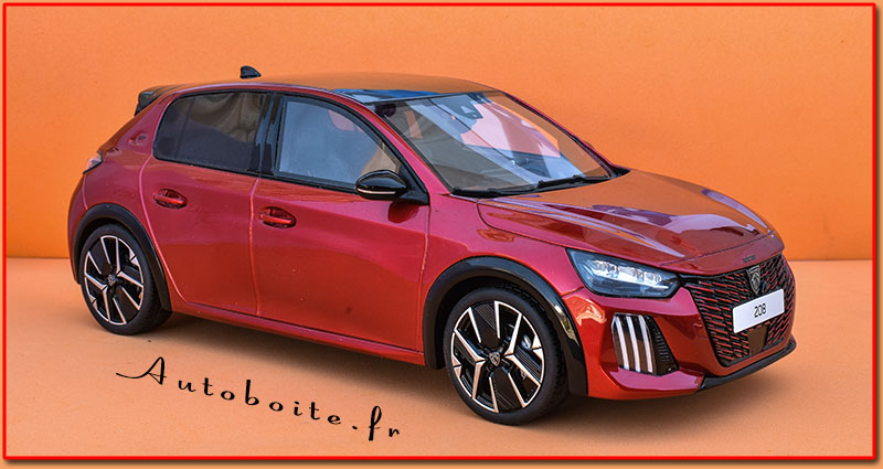 Peugeot 308 GT rouge 2024 AU 1/18 de Ottomobile