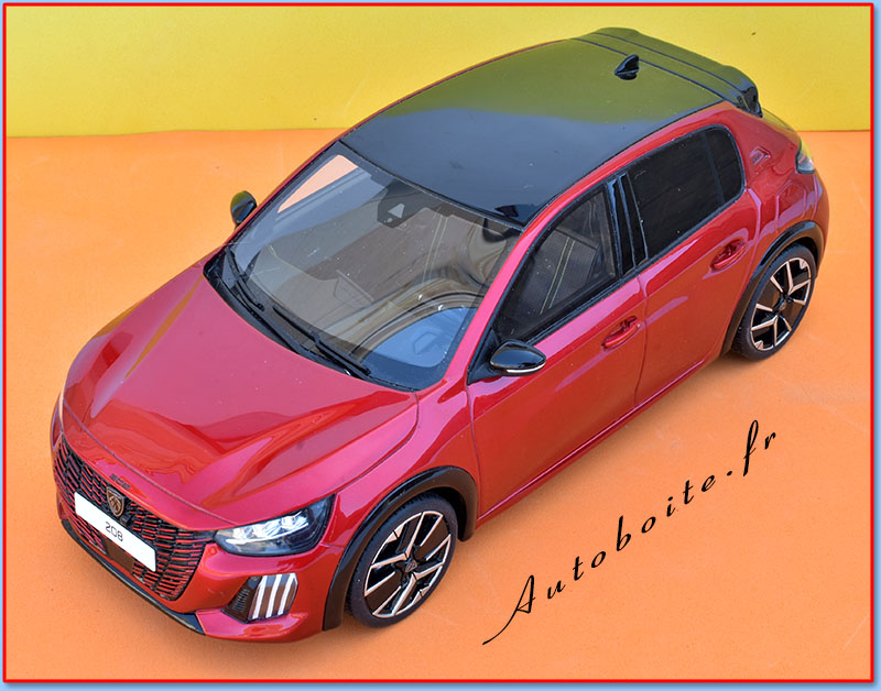 Peugeot 208  de Ottomobile  au 1/18 ème haut AV