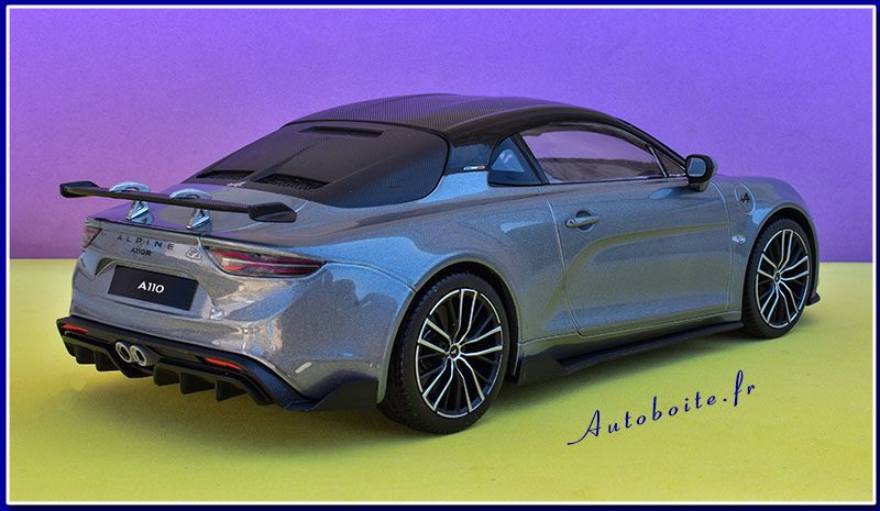 Alpine A110 R Turini 2025 Gris Tonnerre 1/18 Norev  ar